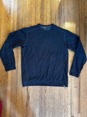 Eddie Bauer Charcoal Grey Crewneck Sweatshirt LT